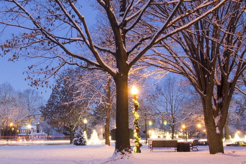 Beautiful Winter Landscape in Worthington